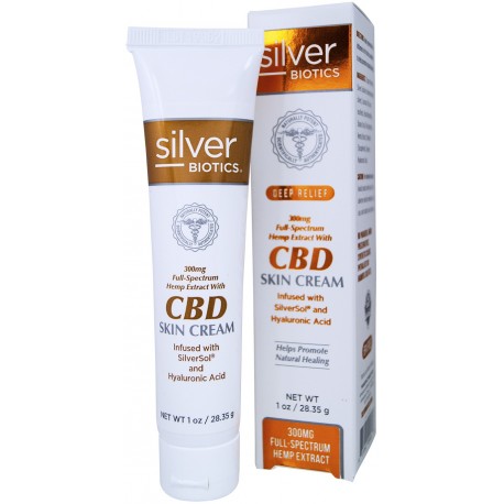 SilverBiotics® CBD Skin Cream 1oz 20ppm Home