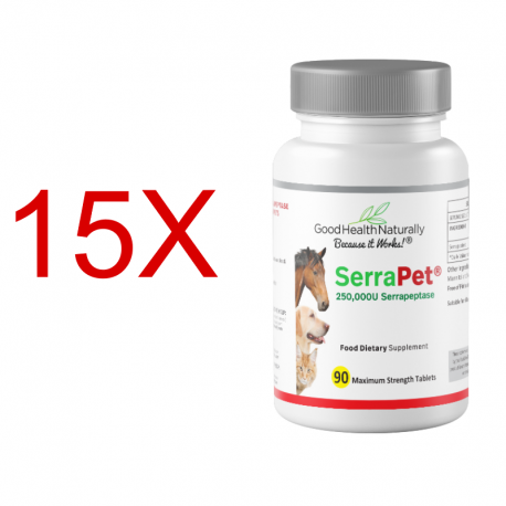 SerraPet® 250-90 tabs - Buy 12 Get 3 FREE Home